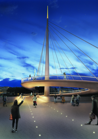 Illustration for article titled Una obra maestra de la ingenierĂa: asĂ será el nuevo puente peatonal de Londres